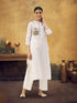 Women Straight Casual Kurta With Pocket