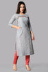 Women Straight Kurta With Smart Hand Work