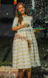 Women Printed Cotton Blend A-line Kurta