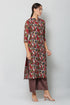 Women Kurta and Palazzo Set Muslin – Brown