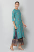 Women Kurta and Palazzo Set Rayon – Blue