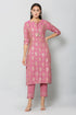 Women Kurta and Pant Set Muslin