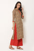 Women Printed Kurta Set With Duptta
