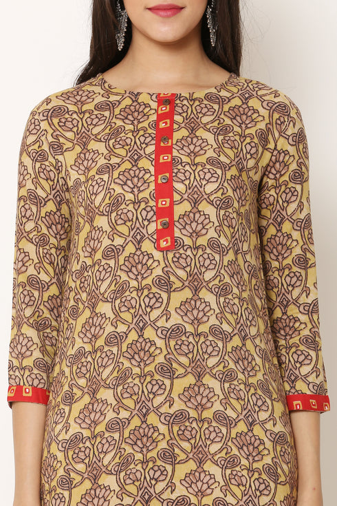 Women Printed Kurta Set With Duptta