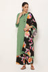 Women Kurta and Palazzo Set Rayon – Green