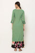 Women Kurta and Palazzo Set Rayon – Green
