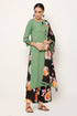 Women Kurta and Palazzo Set Rayon – Green