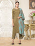 Women Kurta and Palazzo Set Rayon With Georgette Dupatta