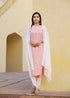 Lakhnavi Pink Embroidery Pink Suit Set