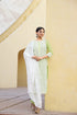 Embroidery Straight Green Kurta Pant & dupatta Set