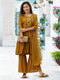 Printed Mustard Kurta Sharara With Dupatta