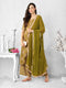 Printed Straight Kurta Palazzo And Dupatta Set