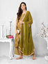 Printed Straight Kurta Palazzo And Dupatta Set
